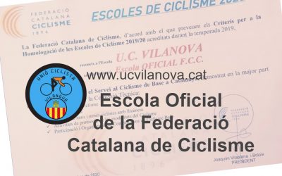 Homologació UCV: Escola Oficial de Ciclisme FCC
