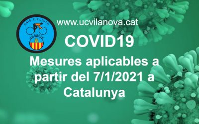 Mesures COVID19 a partir 7 Gener 2021